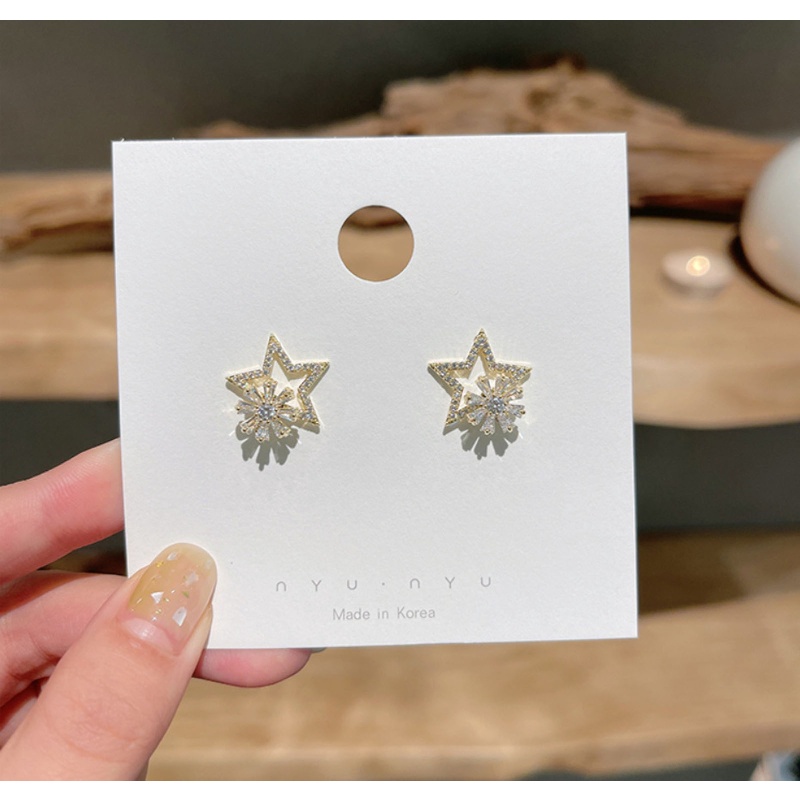 Bông Tai Bạc Không Gây Dị Ứng Thời Trang Cho Nữ