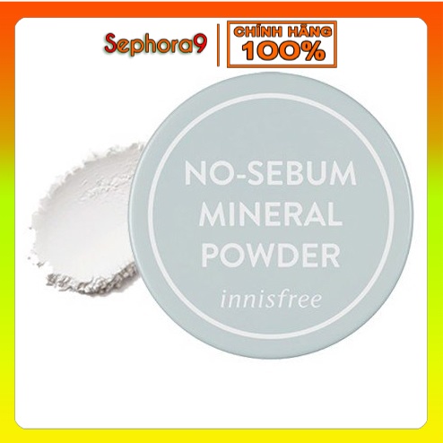 [Nhiều Màu Vỏ] Phấn phủ Hàn Quốc dạng bột khoáng Innisfree No Sebum Mineral Powder kiềm dầu mịn da
