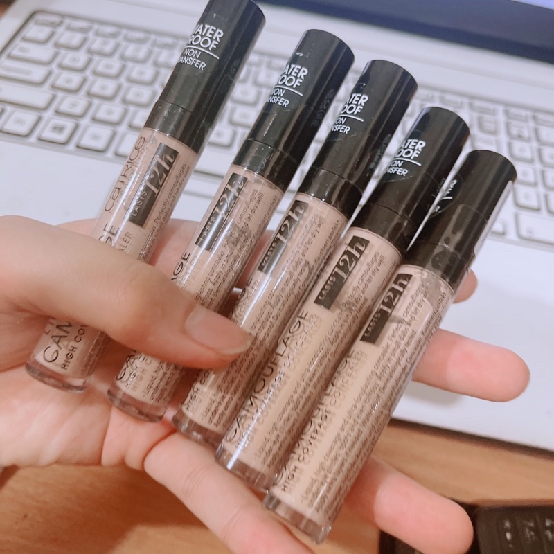 Kem che khuyết điểm dạng lỏng Catrice Tone Sáng Camouflage Concealer Liquid chống trôi