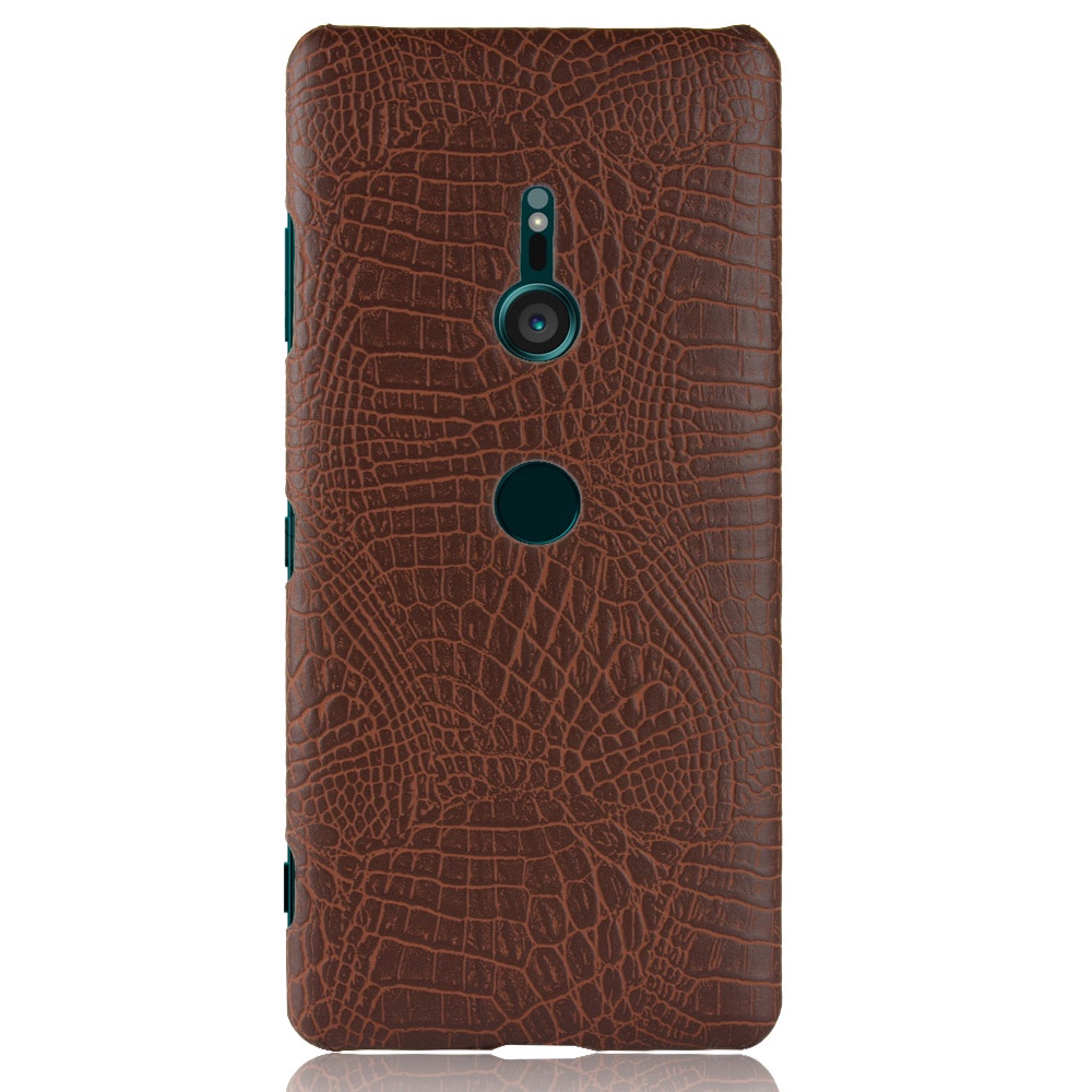 Ốp Điện Thoại Nhựa Cứng Giả Da Cá Sấu Thời Trang Cho Sony Xperia XZ3 XZ2 XZ1 Premium Compact XA2 Plus XA1 Ultra