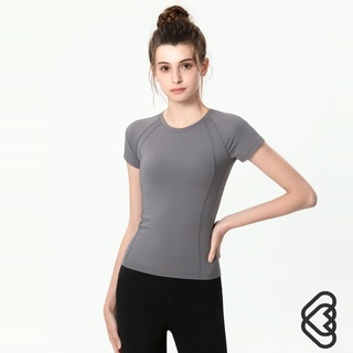 FENIN Sports Short Sleeve Skin-Friendly Fitness Yoga  S-4XL FTS16Y