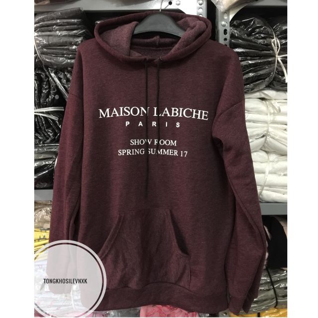 (ảnh thật 2màu) ÁO HOODIE NỈ NGOẠI MAISON LABICHE UNISEX | BigBuy360 - bigbuy360.vn