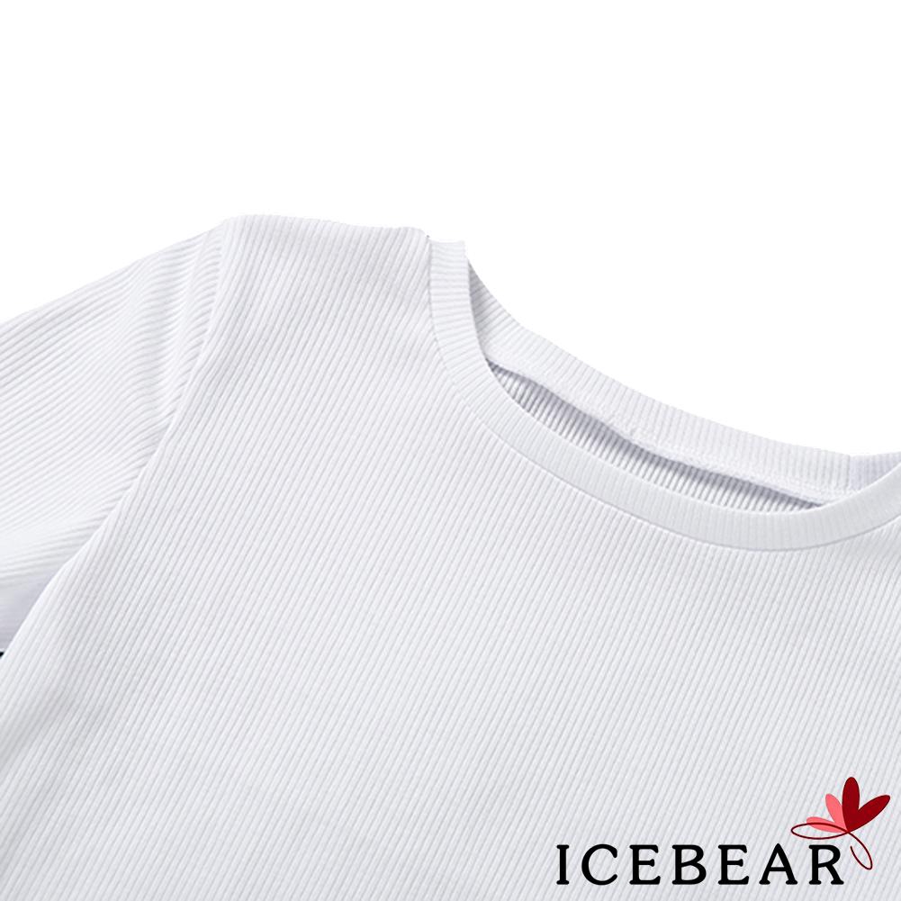 Áo Croptop Tay Ngắn Thiết Kế Quyến Rũ Cho Nữ