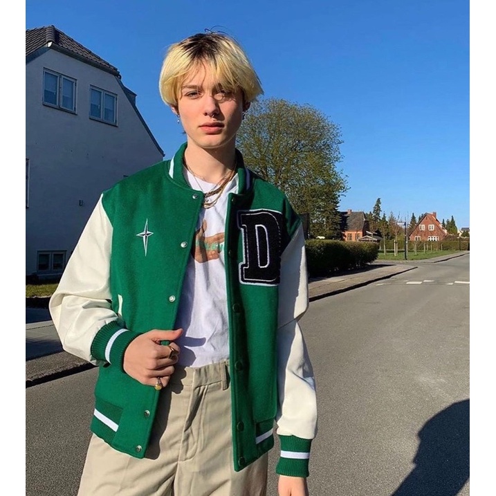 ÁO BOMBER - ÁO BÓNG CHÀY TAY DA UNISEX MẪU HOT 2021