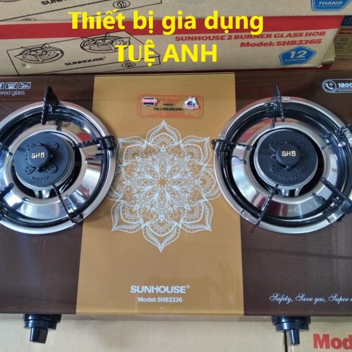 Bếp gas đôi SUNHOUSE SHB3336 - CHÍNH HÃNG SUNHOUSE - Ful box