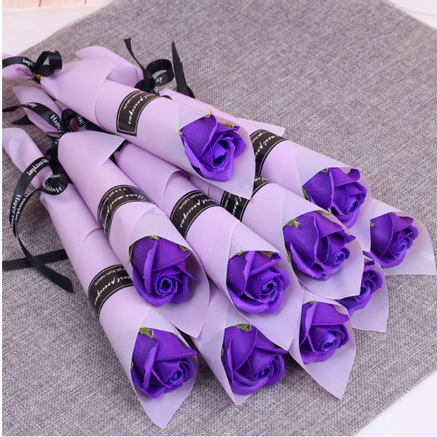 Hoa Hồng Sáp, Hoa Cẩm Chướng Đóng Gói Thắt Nơ Sang Trọng  - Quà Tặng Người Yêu, Lễ Tình Nhân, Dịp Đặc Biệt