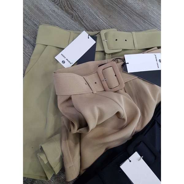 Quần short ve.ro đai bản to vnxk