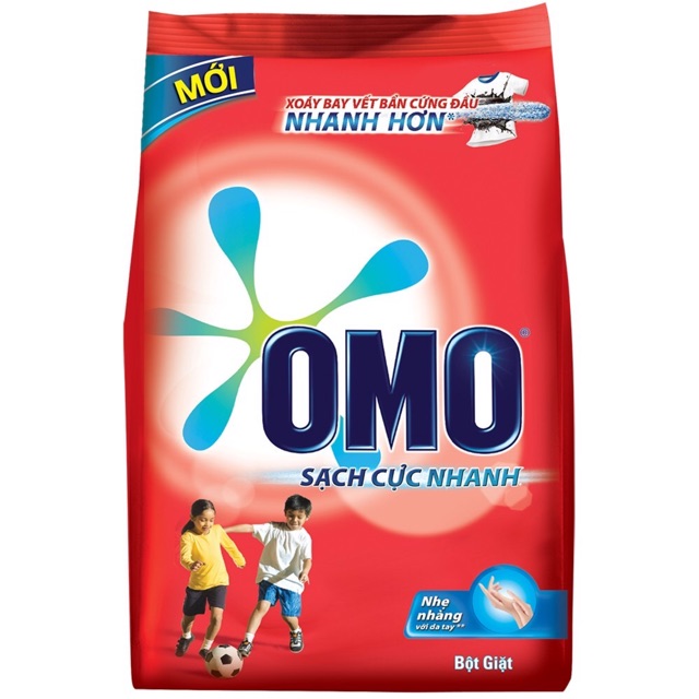 Bột giặt OMO (4,5kg)- tặng Sunlight lau sàn 1kg