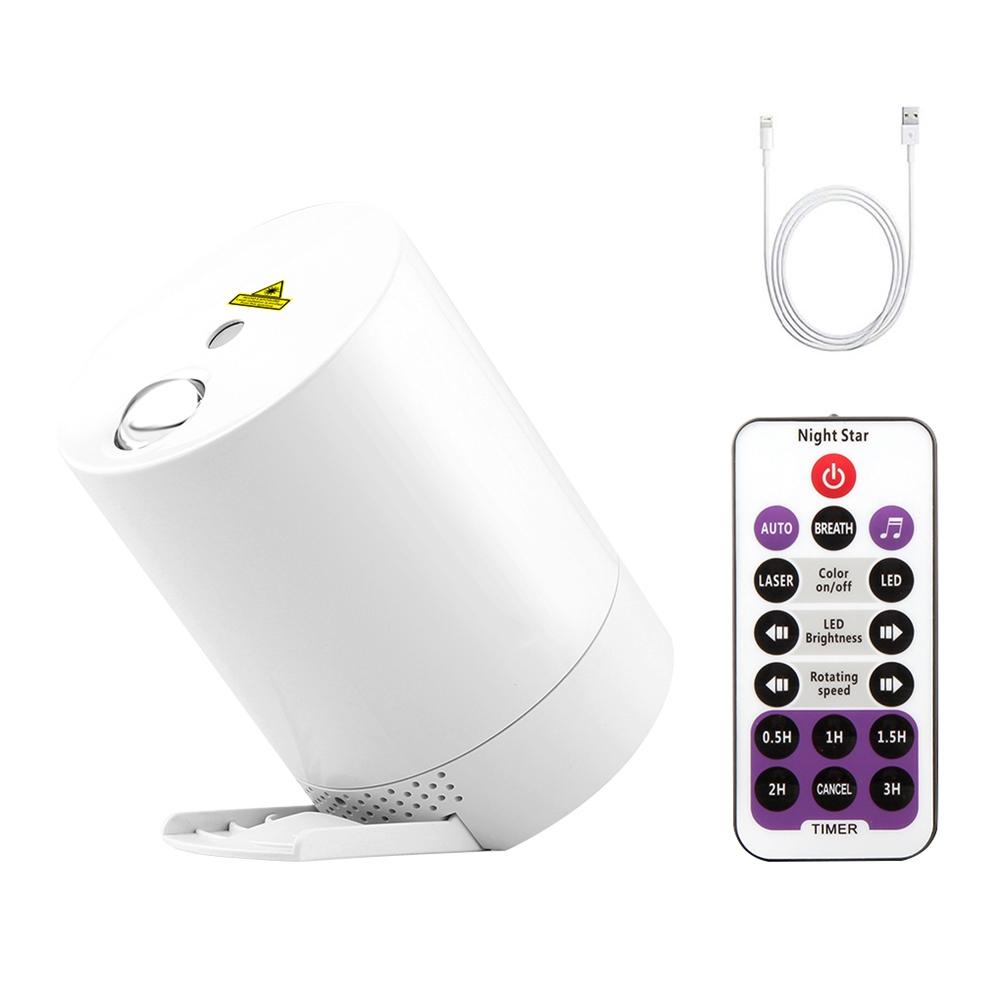 PATRICIA Đèn LED Chiếu Hình Bầu Trời Đầy Sao Xoay Được Trang Trí Nhà Cửa / Tiệc Tùng