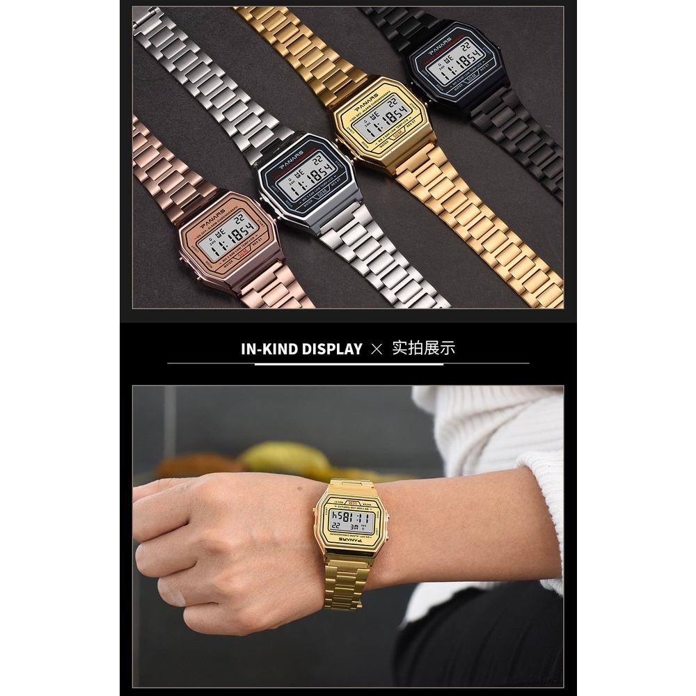 Đồng hồ nam nữ PANARS 8126, đồng hồ thể thao điện tử thông minh chống nước cao cấp - TOP WATCH