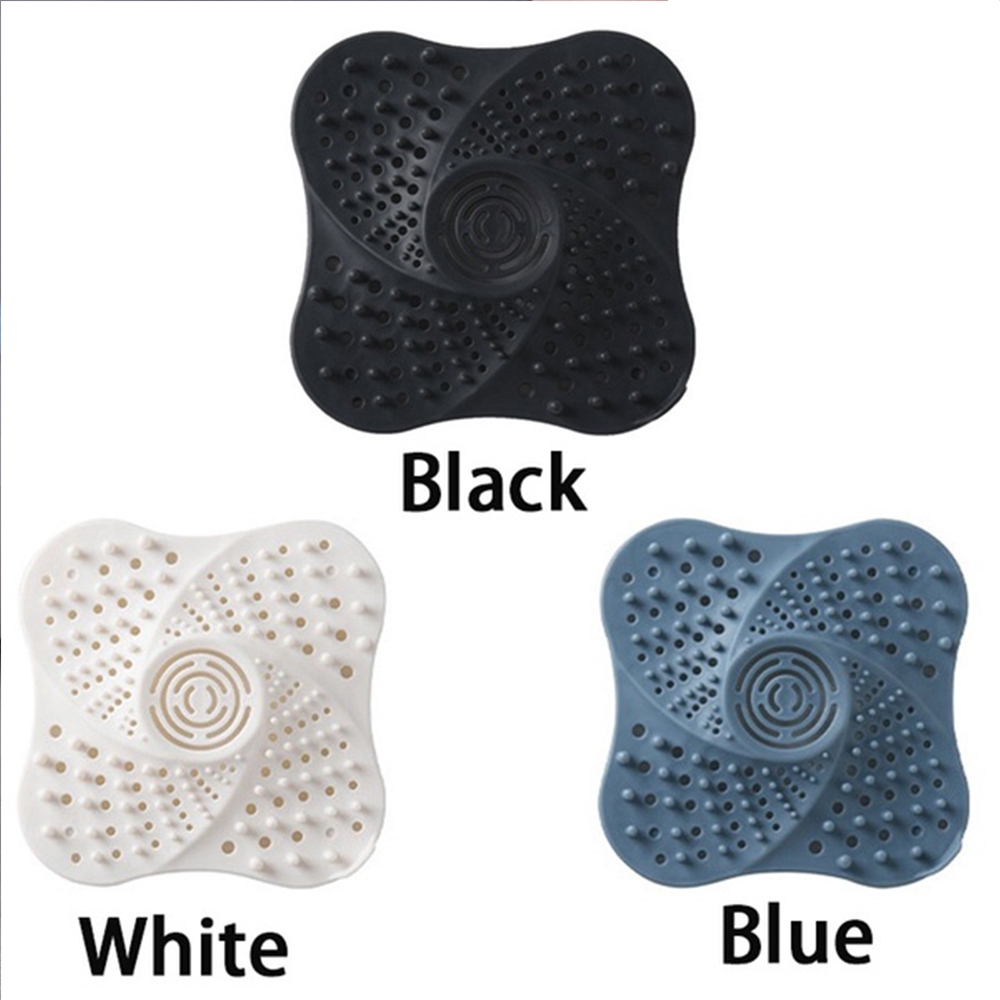 KUNHEV Nắp đậy cống thoát nước bằng silicone hình xoắn ốc tiện lợi