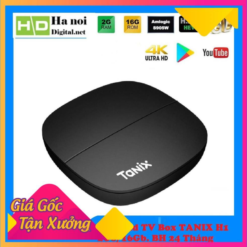 Phụ kiện giá rẻ uy tín Android TV Box Tanix H1 4K UltraHD Android 9.0