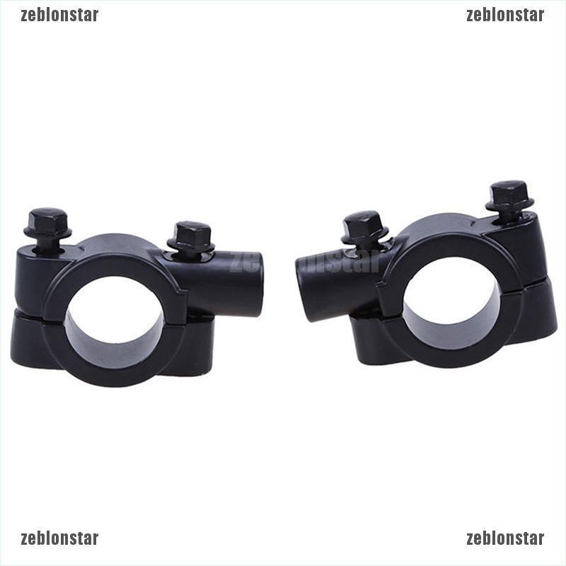 ❤Bộ 2 Kẹp Gương Chiếu Hậu 7 / 8 10mm Chất Lượng Cao Cho Xe Mô Tô