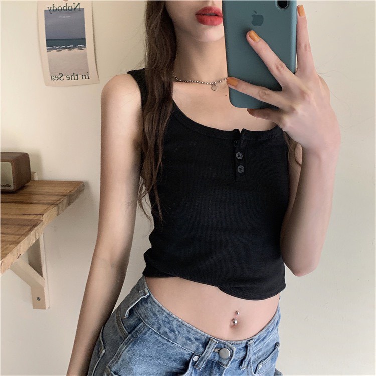 Áo ba lỗ 3 cúc RUBY chất bozip dầy đẹp, có 3 màu Đen, Trắng, Xám co dãn tốt, chất đẹp dễ mặc 2022