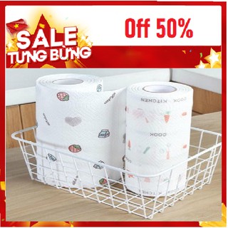CUỘN GIẤY LAU ĐA NĂNG VẢI KHÔNG DỆT NHÀ BẾP