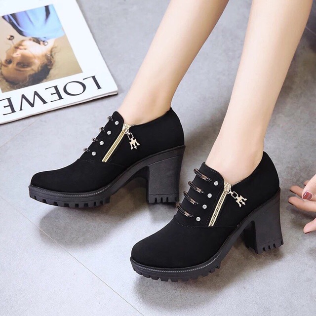 Giày boot nữ CỔ THẤP