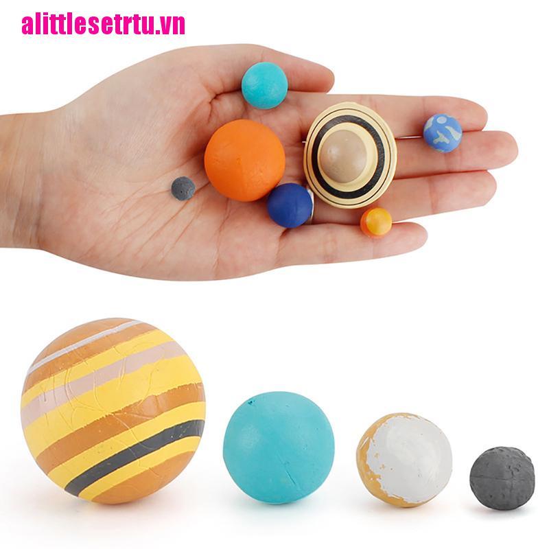 Bộ 9 Mô Hình Hệ Mặt Trời Bằng Nhựa Dùng Trang Trí