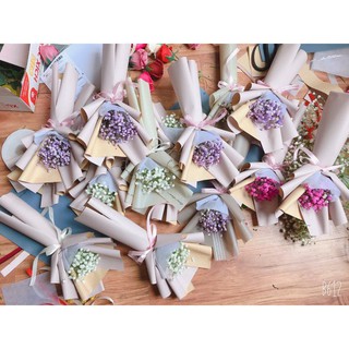 Bó hoa baby khô tặng dịp lễ hoặc trang trí nhà