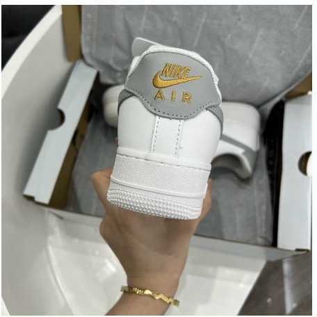 Giày Nike_AF1 Vệt Xám, Giày Air Focer 1 trắng vệt xám Đủ Size Nam Nữ