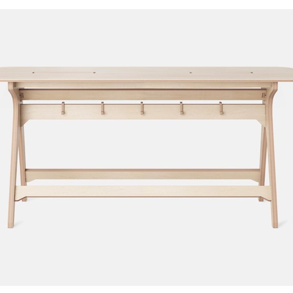 Breakout Table, Bàn làm việc, bàn học, 8 người DEK_012, 240x100x107cm, bàn gỗ Scandi Home
