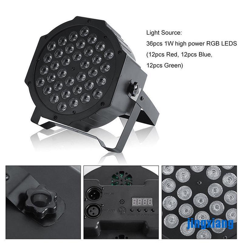 VN Đèn Led Sân Khấu Rgb 72w Dmx512 36 Bóng