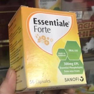Bổ gan Essentiale Fort giúp hạ men gan, tăng cường chức năng gan, bảo vệ  gan hiệu quả của Pháp