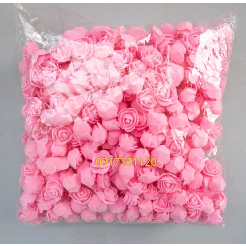 50 bông hoa xốp cỡ 3.5cm dùng gắn gấu đẹp và tiện