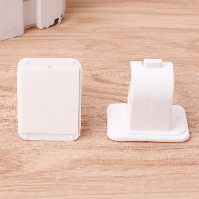 Móc Treo / Kẹp Cố Định Thanh Treo Rèm Cửa Gắn Tường Tiện Dụng Cho Gia Đình