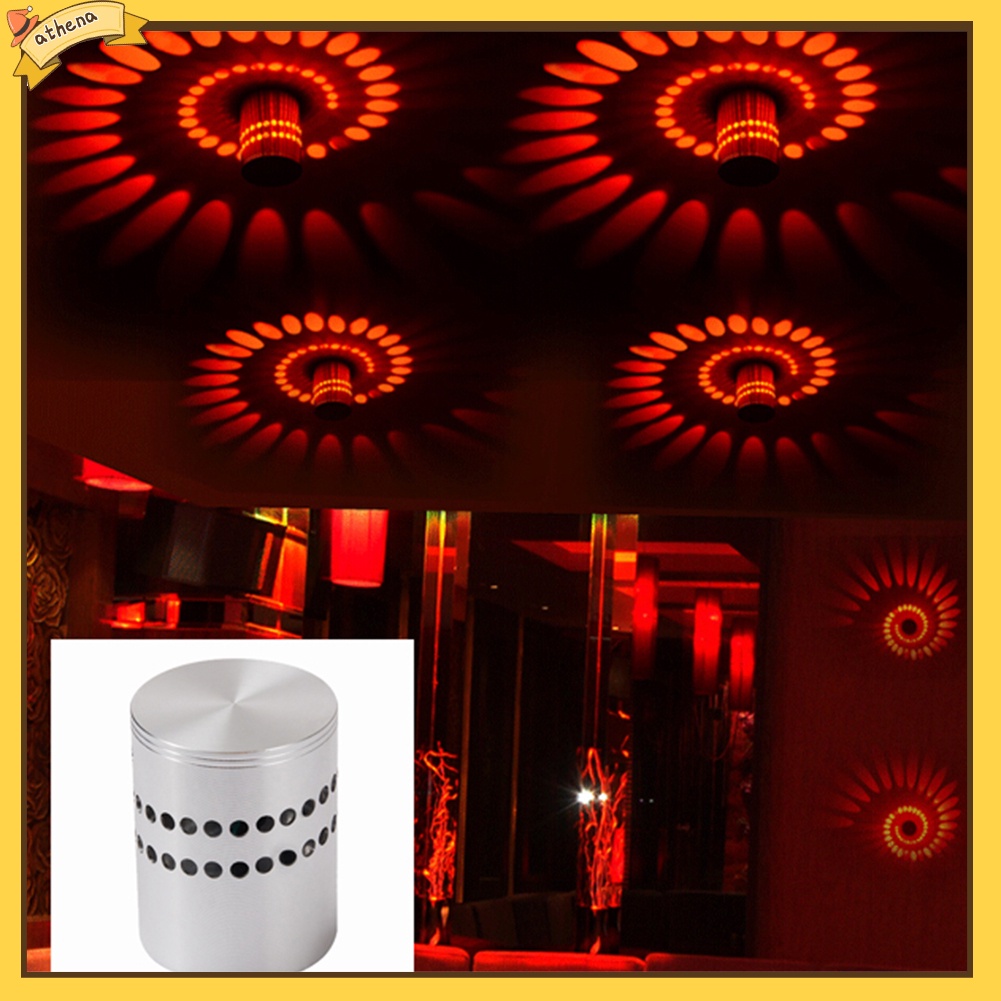 Đèn led 3W RGB hình xoắn ốc điều khiển từ xa gắn trần nhà / quán bar chuyên dùng