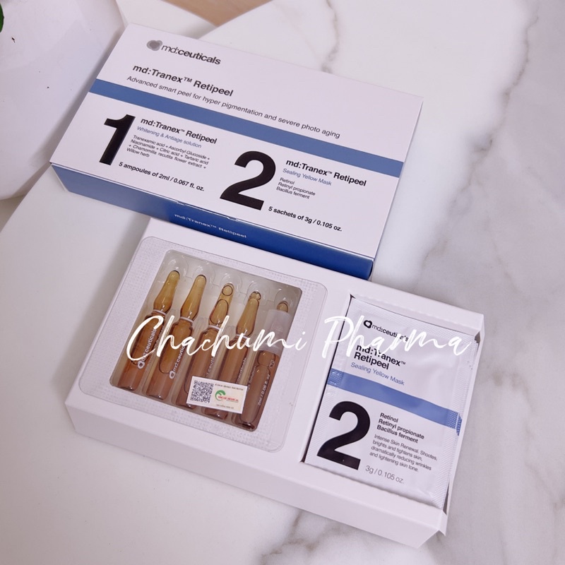 Peel Da Sinh Học md:ceuticals Tranex Retipeel Làm Sáng Da, Tái Tạo Chống Lão Hóa