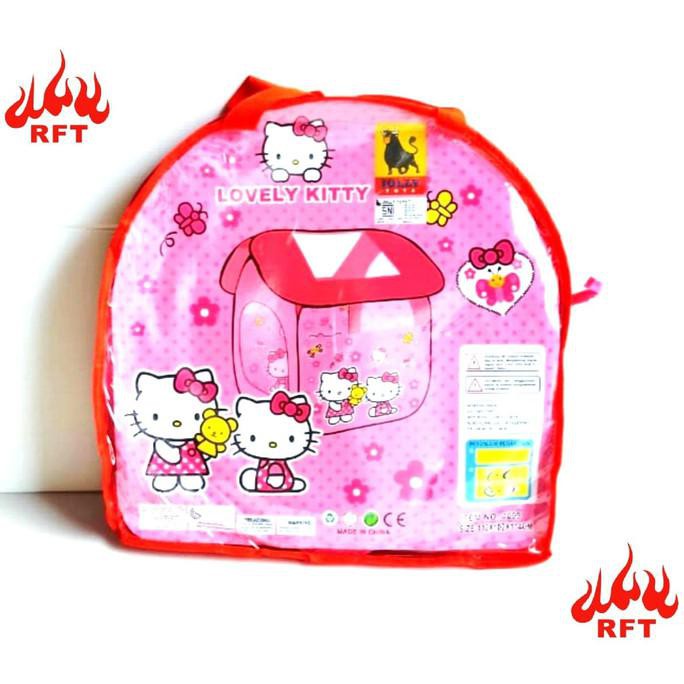 Lều Hình Nhân Vật Trong Phim Frozen / Hello Kitty / Mèo Kitty 112cm Dễ Thương Cho Bé