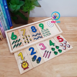 Bộ Ghép Số Domino - Đồ Chơi Toán Học
