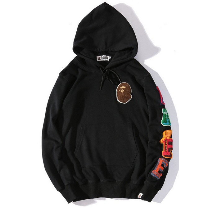 Mới Áo Khoác Hoodie BAPE Ape Họa Tiết Rằn Ri