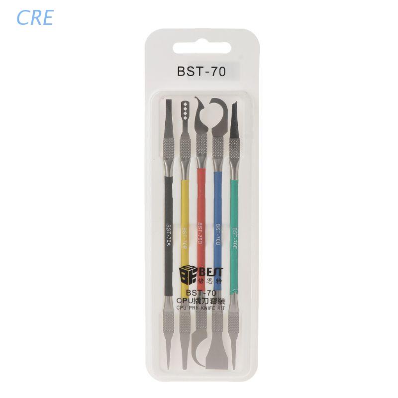 Set 5 Dụng Cụ Tháo Gỡ Keo Dán Chip IC BGA Thiết Kế Mỏng Tiện Lợi Dễ Sử Dụng