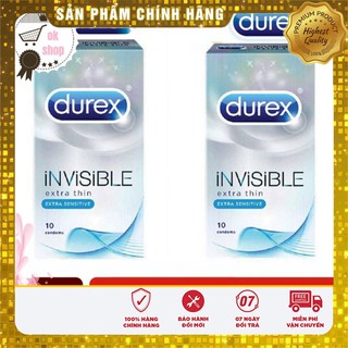 [CHÍNH HÃNG] Durex invisible vinmart COMBO X2