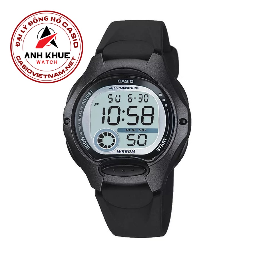 Đồng Hồ Casio Nữ LW-200-1BVDF Dây nhựa