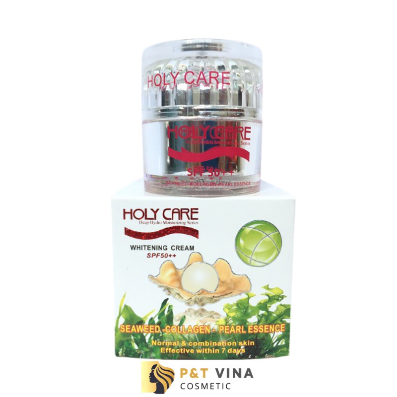 [Chính Hãng] Kem Holy Care Dưỡng Trắng Da Chống Nhăn Tinh Chất Ngọc Trai Collagen 15G