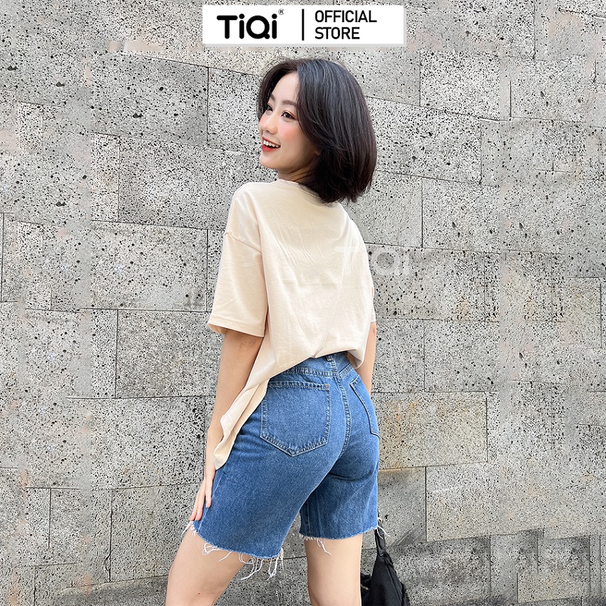 Quần jean ngố nữ lưng cao TiQi Jeans N212 | BigBuy360 - bigbuy360.vn