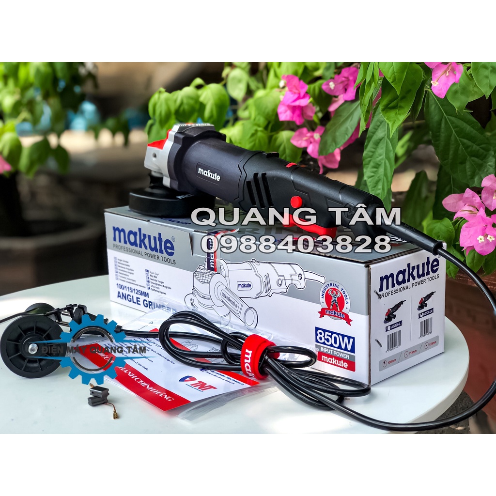Máy Mài Có Triết Áp Điều Chỉnh Tốc Độ Makute AG126-LV