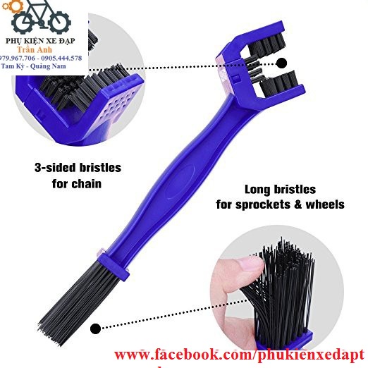 Bàn chải vệ sinh sên xích líp xe đạp - Cọ vệ sinh sên xích