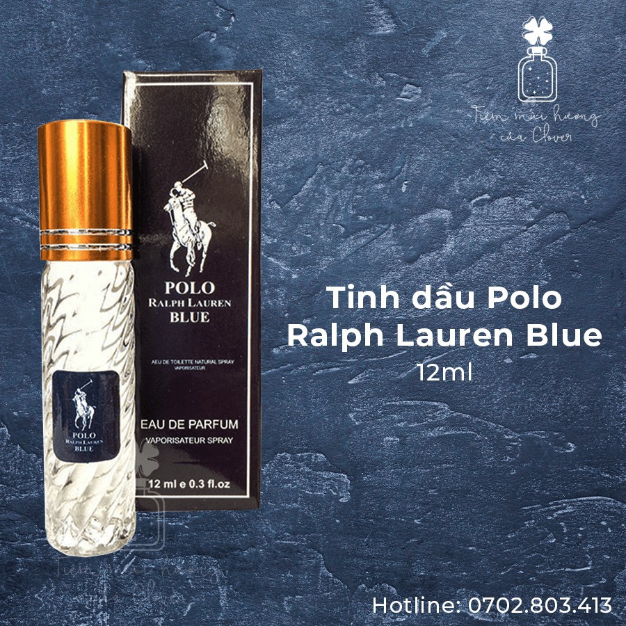 Nước hoa Hparfum Polo Ralph Lauren Blue Tinh dầu thơm dạng lăn mini 12ml