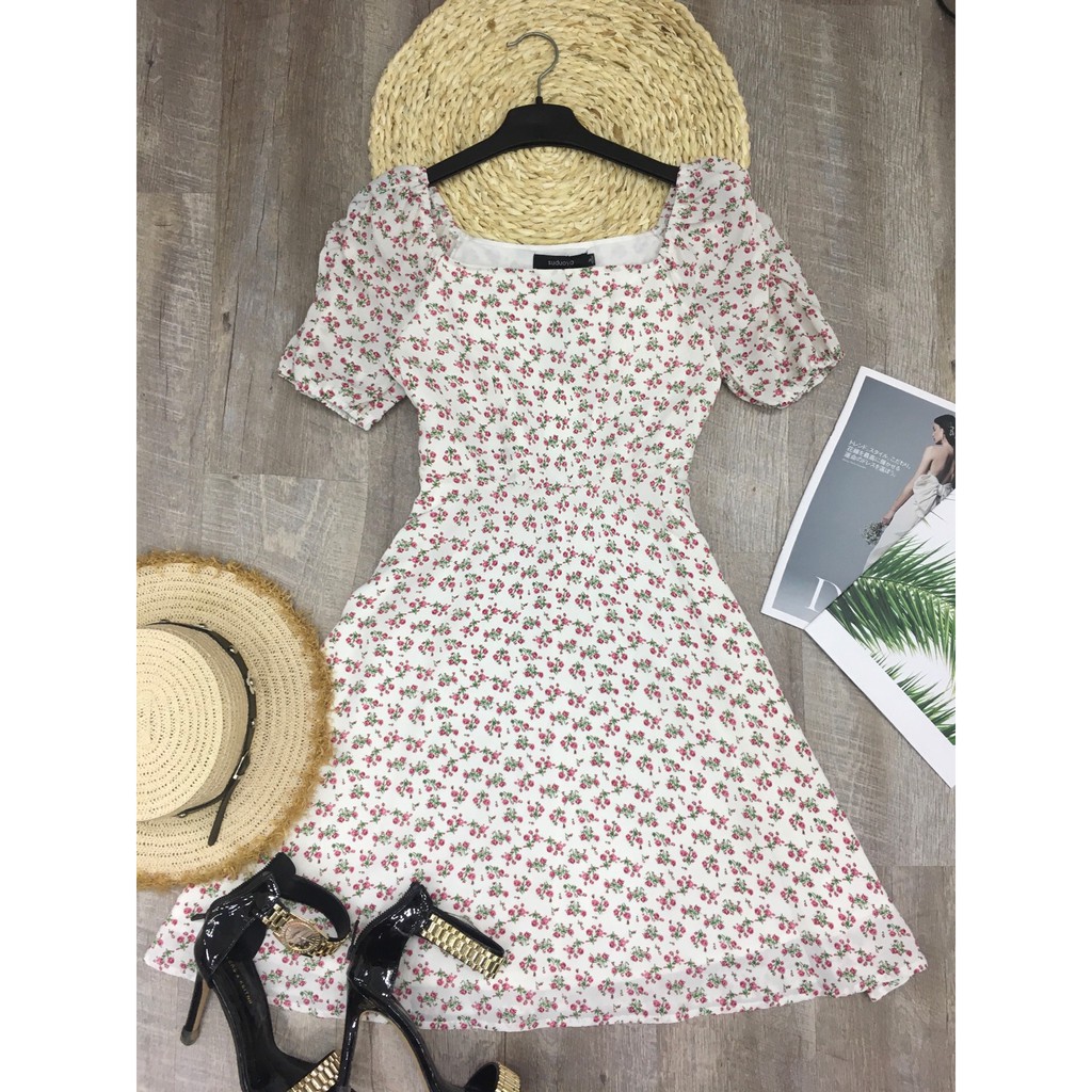 [MỚI NHẤT] Váy hoa nhí dáng ngắn 2021 - V120 (Kèm ảnh thật) | BigBuy360 - bigbuy360.vn