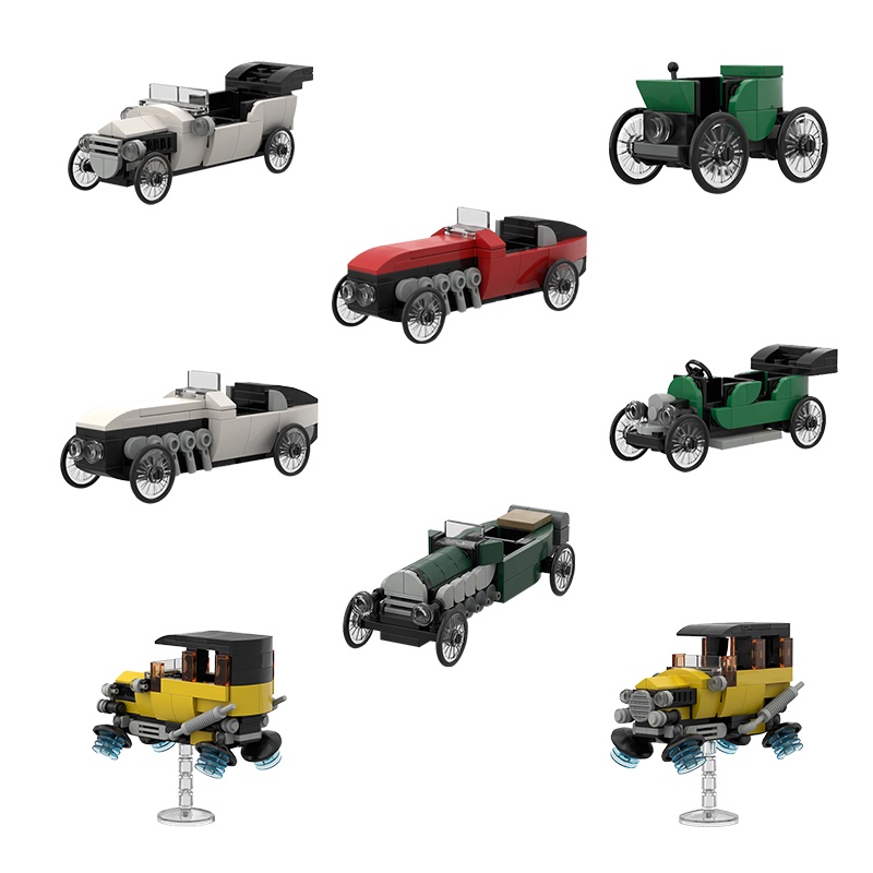 Bộ 186 Khối Đồ Chơi Hình Xe Hơi ford Morgan 3 Sáng Tạo Cho Bé