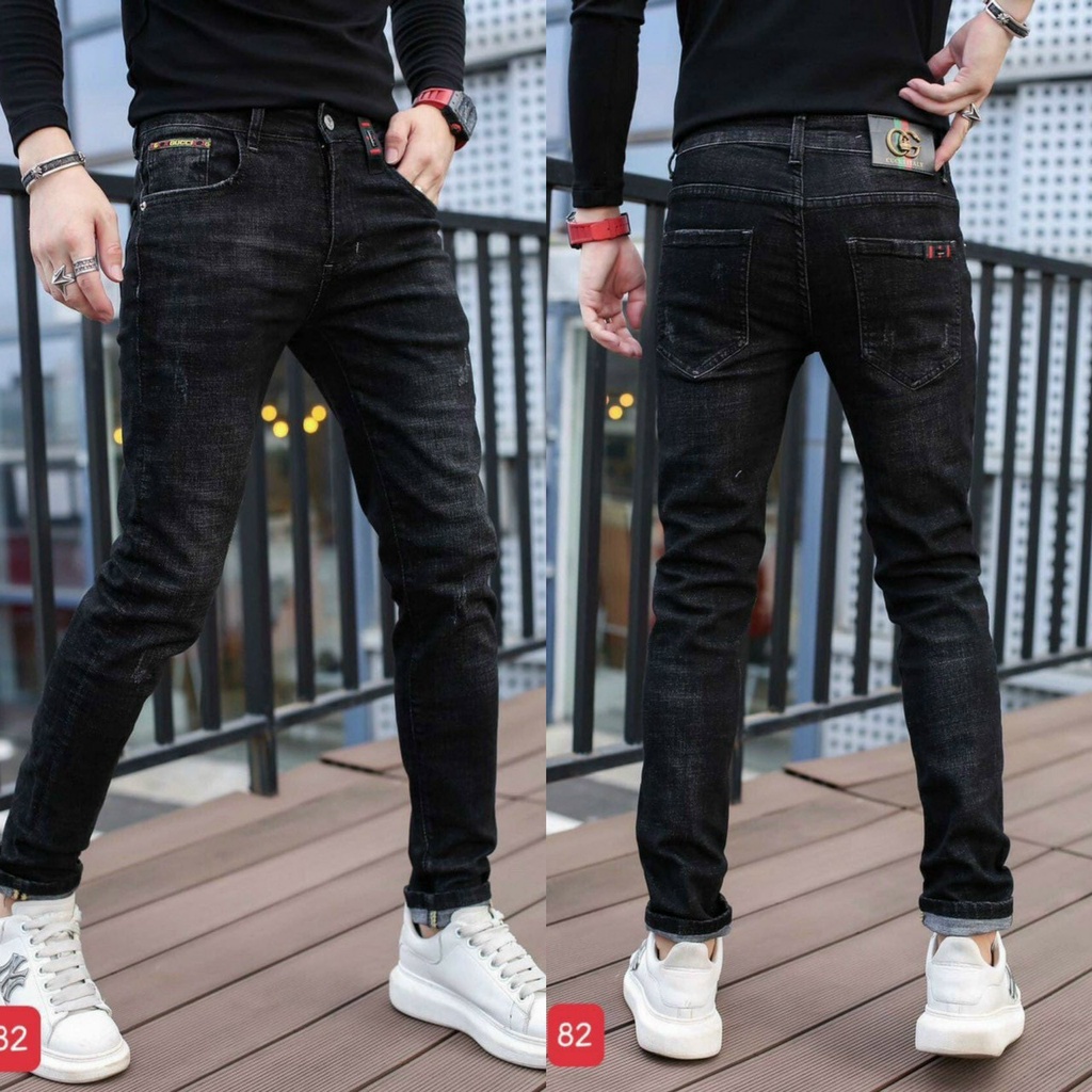 Quần jean nam xước cao cấp-chất bò co dãn 4 chiều-from chuẫn thời trang Lady-Hn Store88 q26