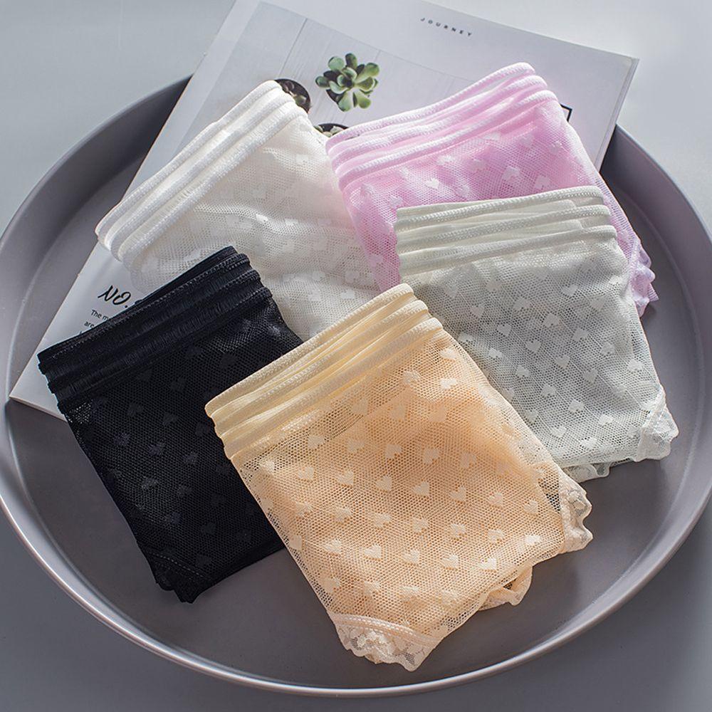 Quần Lót Ren Lưng Vừa Màu Sắc Ngọt Ngào Quyến Rũ Cho Nữ