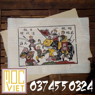 Tranh Đông Hồ Hai Bà Trưng