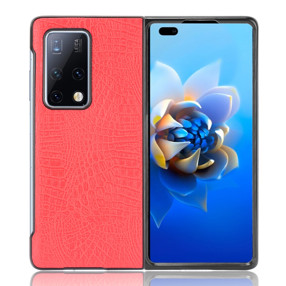 Ốp Điện Thoại Da PU + PC Cứng Họa Tiết Da Cá Sấu Phong Cách Cổ Điển Cho HuaWei Mate X X2 Xs 2 P50