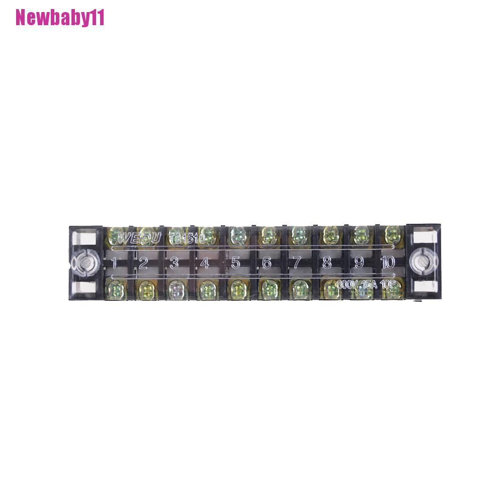 Khối Đầu Cuối Hai Hàng 10 Vị Trí TB-1510 600V Cho Bé