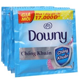 Nước xả vải Downy (dây 10 gói)