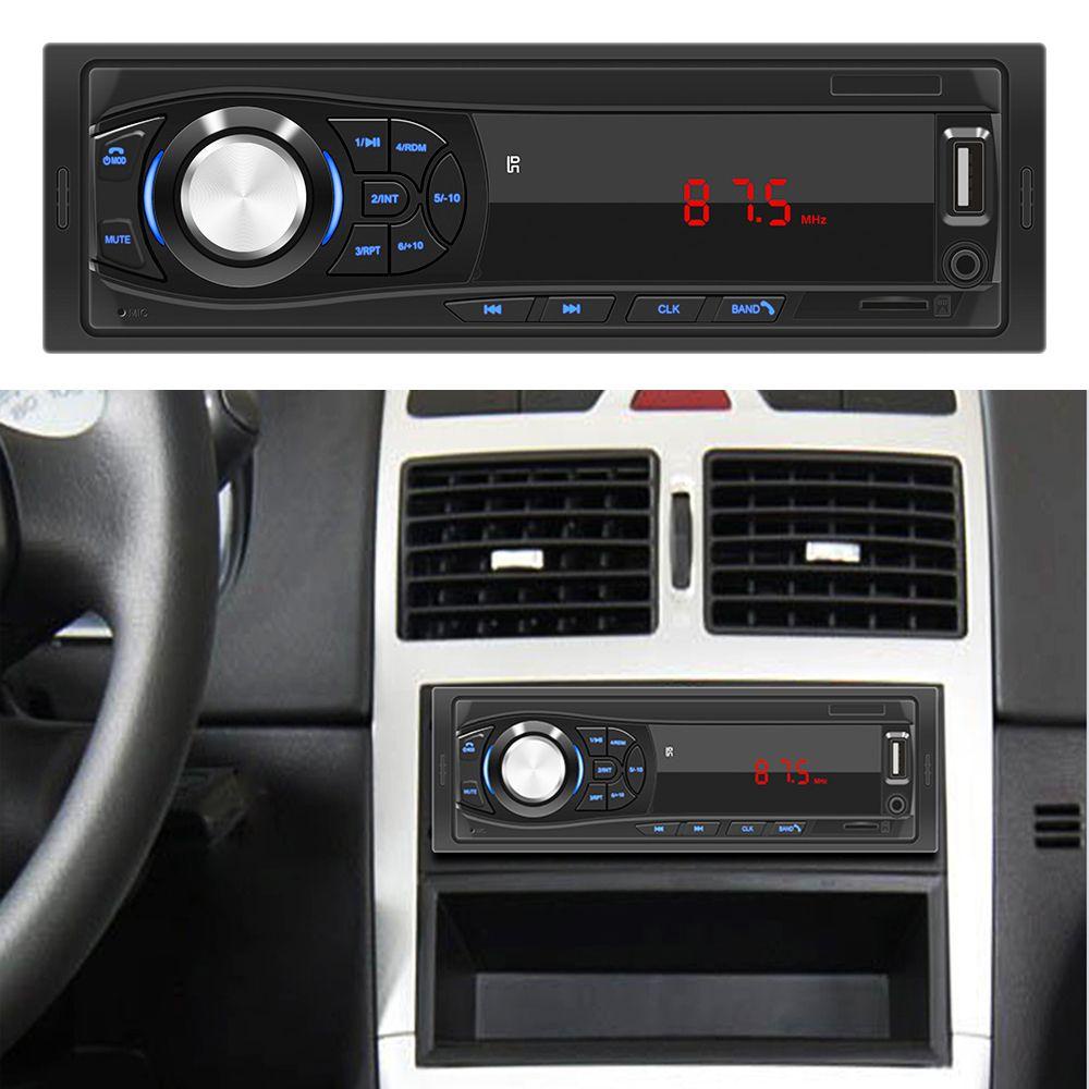 MYRONGVN Máy Nghe Nhạc MP3 / Điện Thoại Rảnh Tay Tích Hợp Đài Fm Gắn Bảng Điều Khiển Xe Hơi